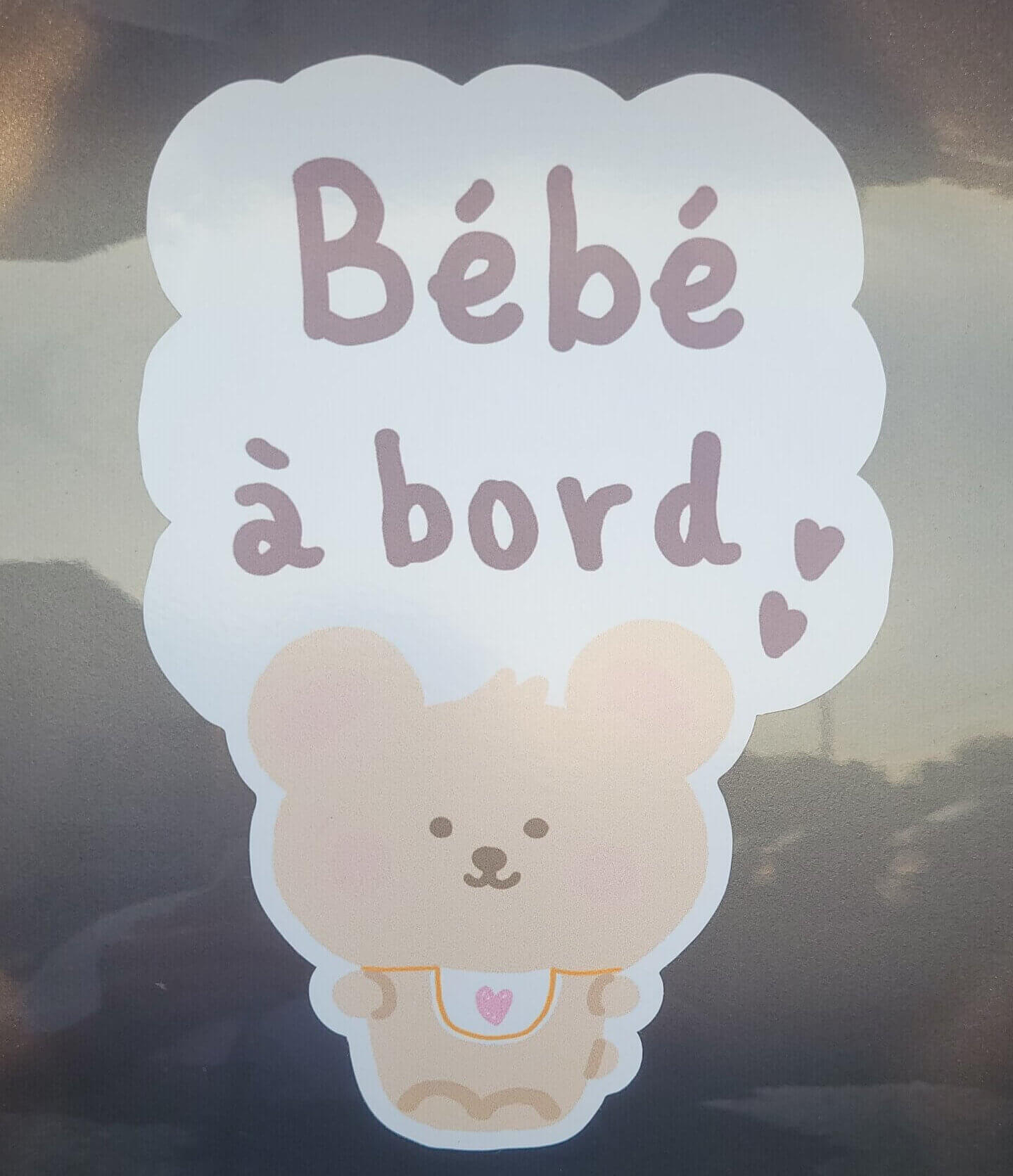 Baby on Board, Bébé à Bord Car Decals in English and in French - Image 3