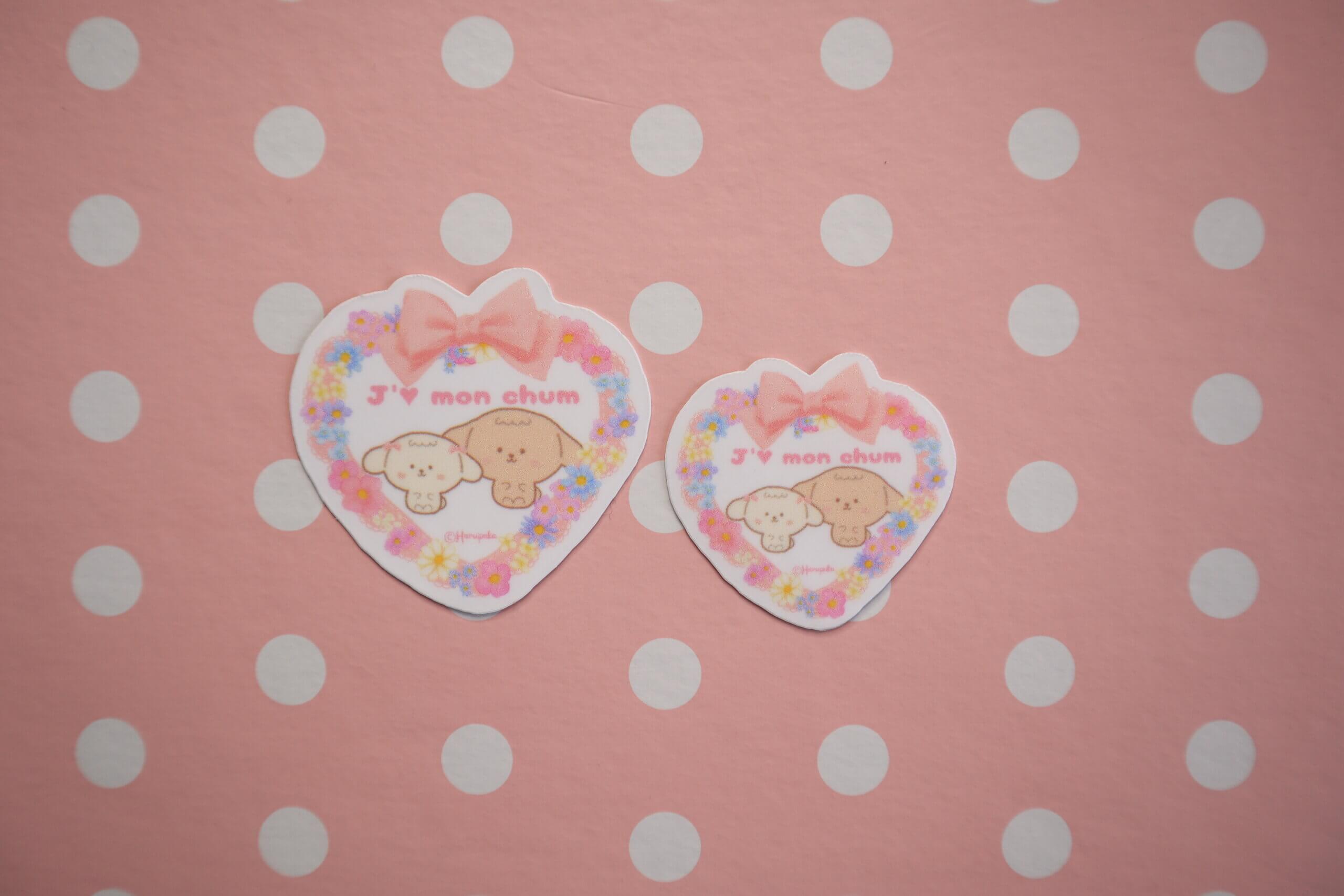 J'aime Mon Chum Cute Critters French Vinyl Stickers - Image 11