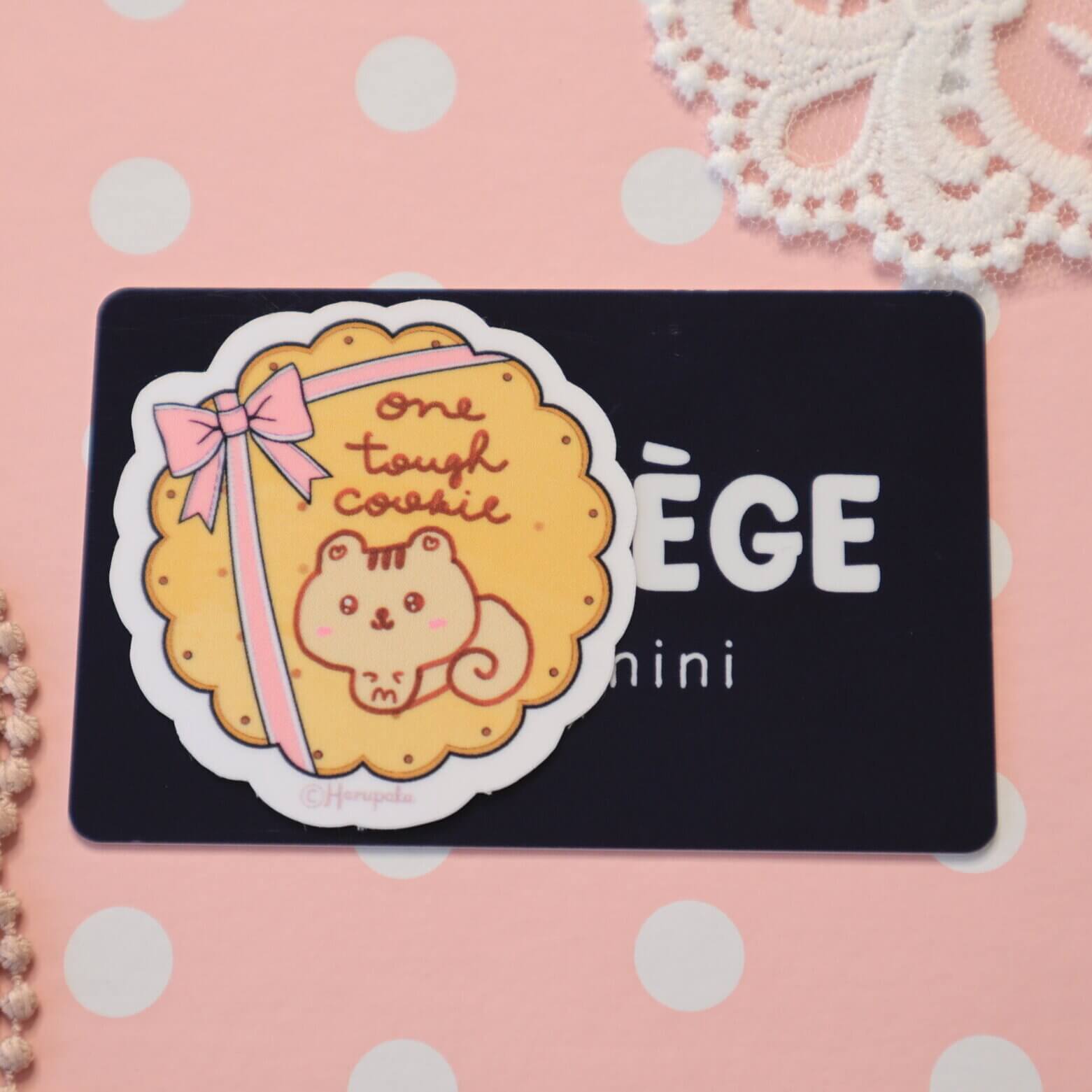 One Tough Cookie Cute Squirrel Vinyl Stickers - Image 3