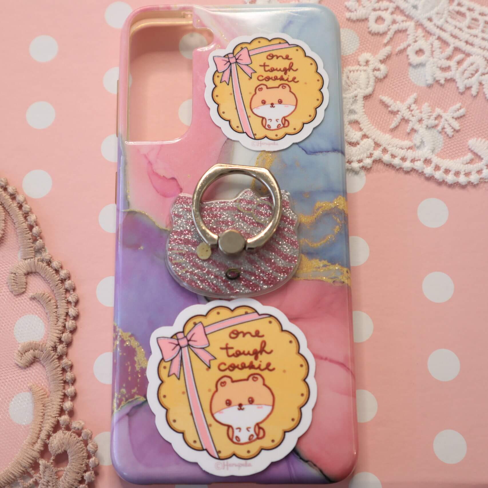 One Tough Cookie Cute Hamster Vinyl Stickers - Image 5