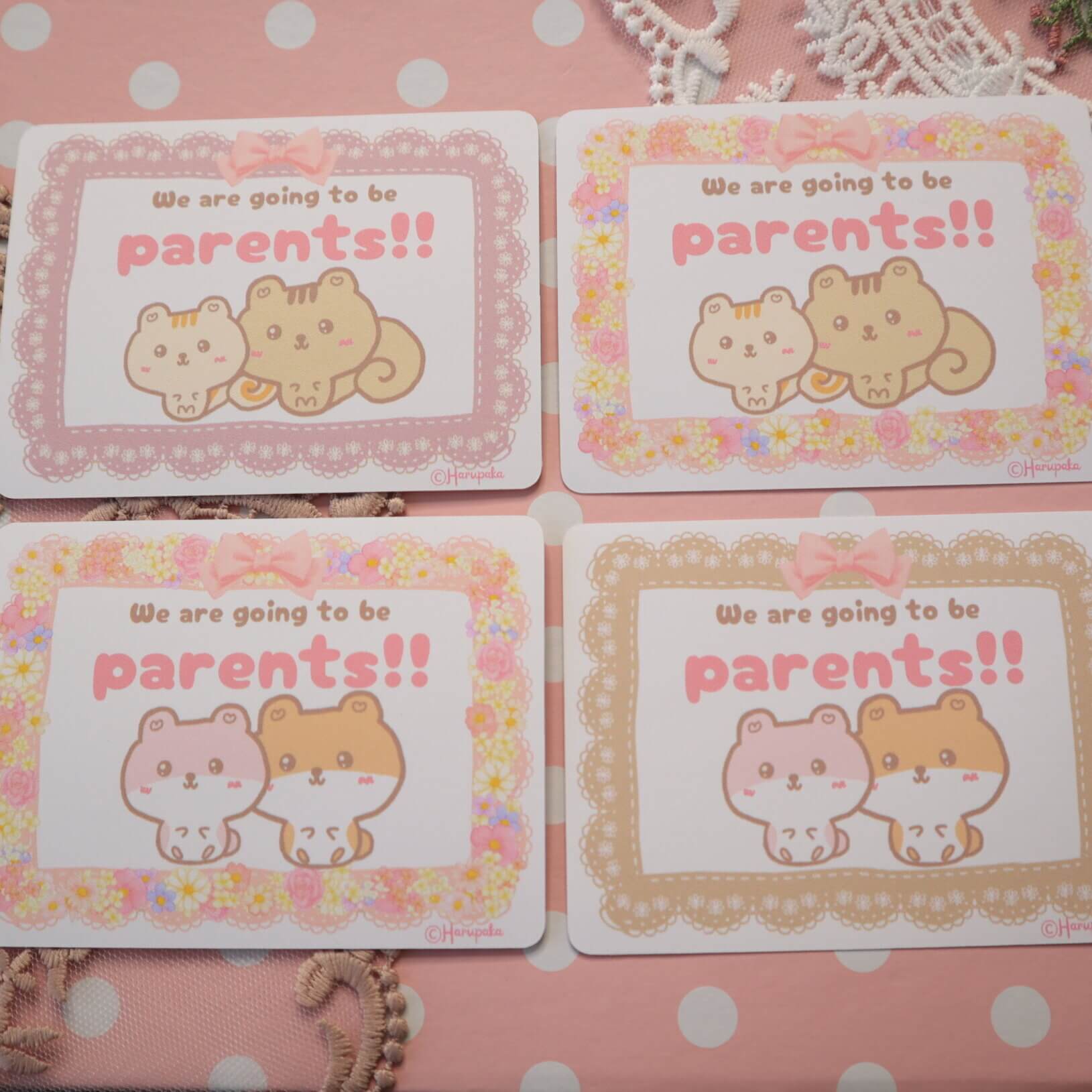 Cute Pregnancy Announcement Vinyl Stickers - Image 13