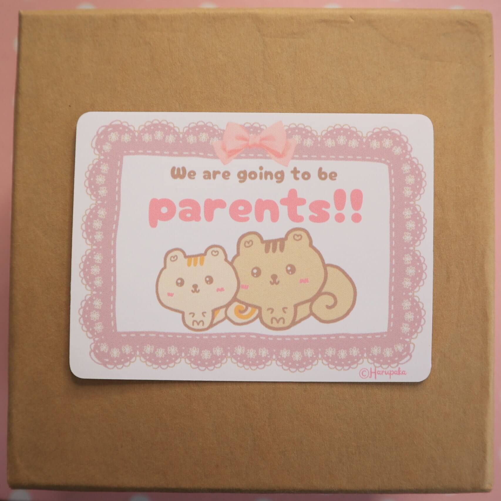 Cute Pregnancy Announcement Vinyl Stickers - Image 10
