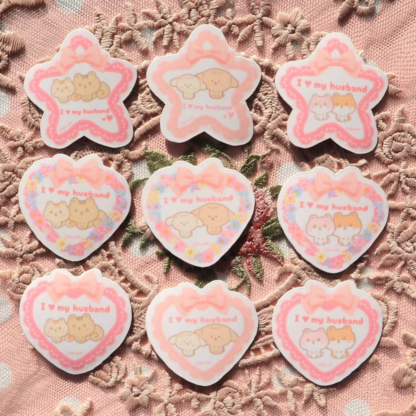 I Love My Husband Vinyl Stickers - Image 13