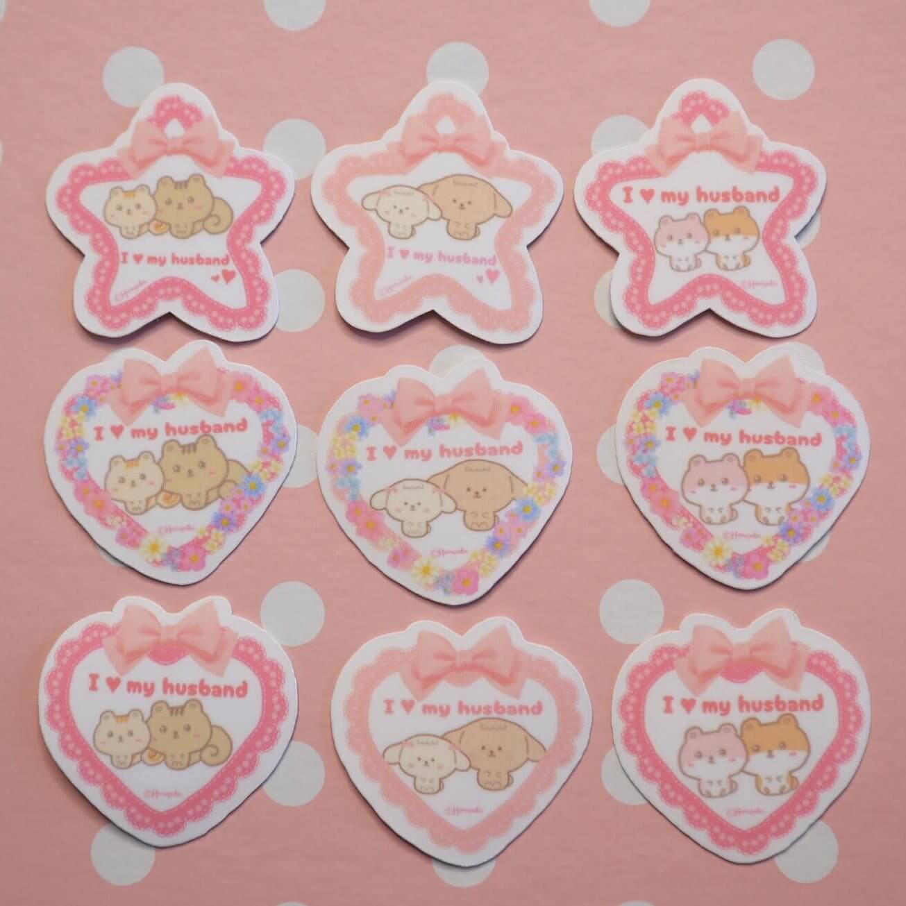 I Love My Husband Vinyl Stickers - Image 8