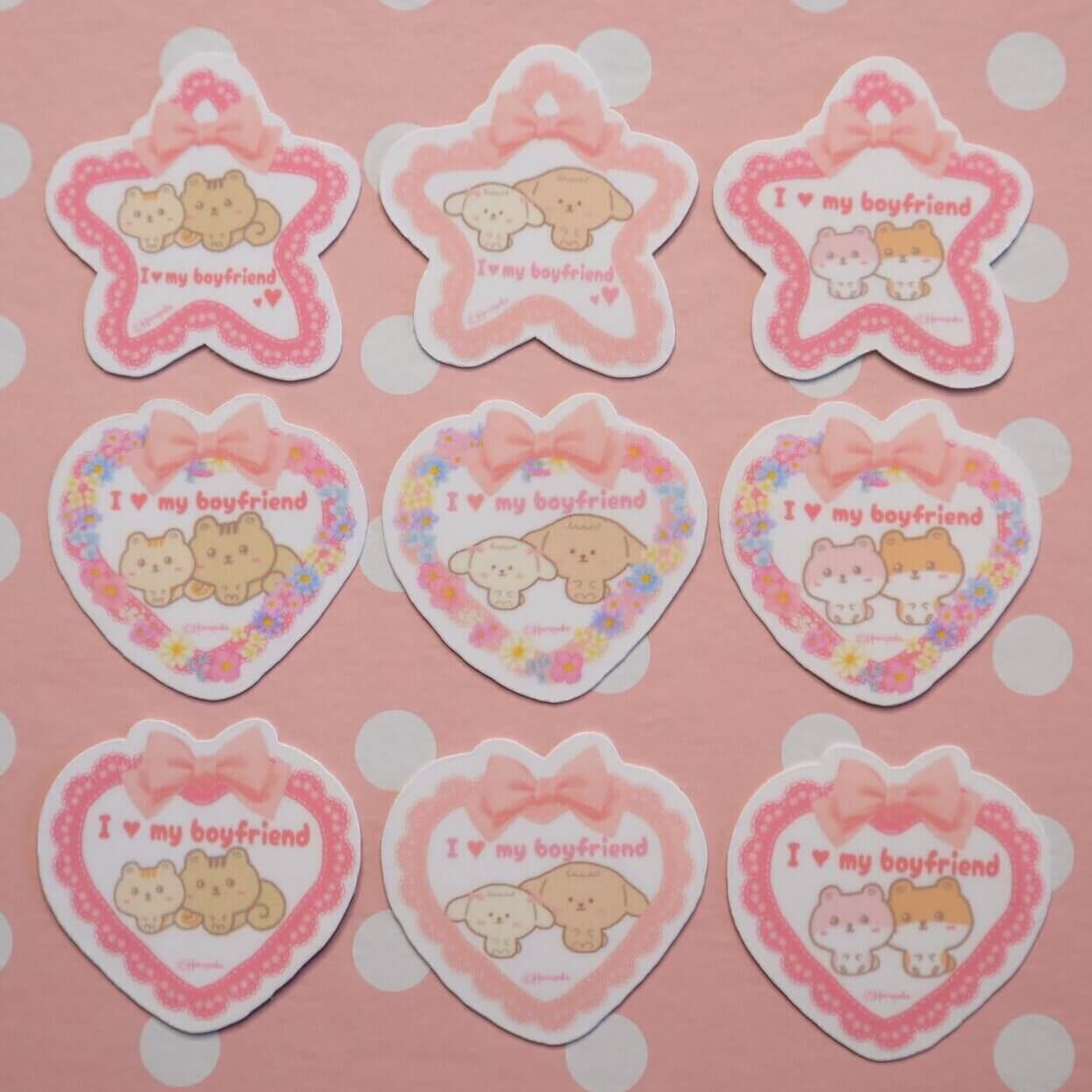 I Love My Boyfriend Vinyl Stickers - Image 11