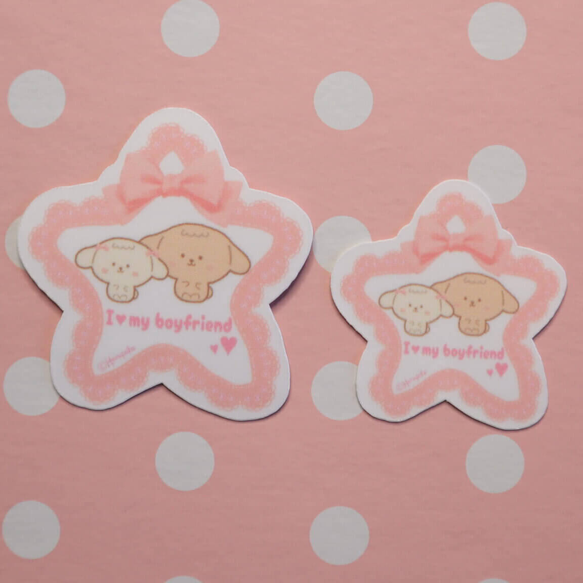 I Love My Boyfriend Vinyl Stickers - Image 5