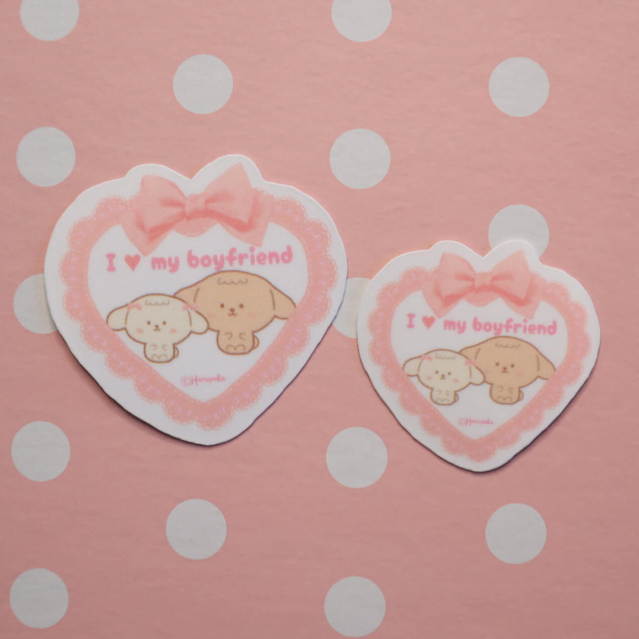 I Love My Boyfriend Vinyl Stickers - Image 6