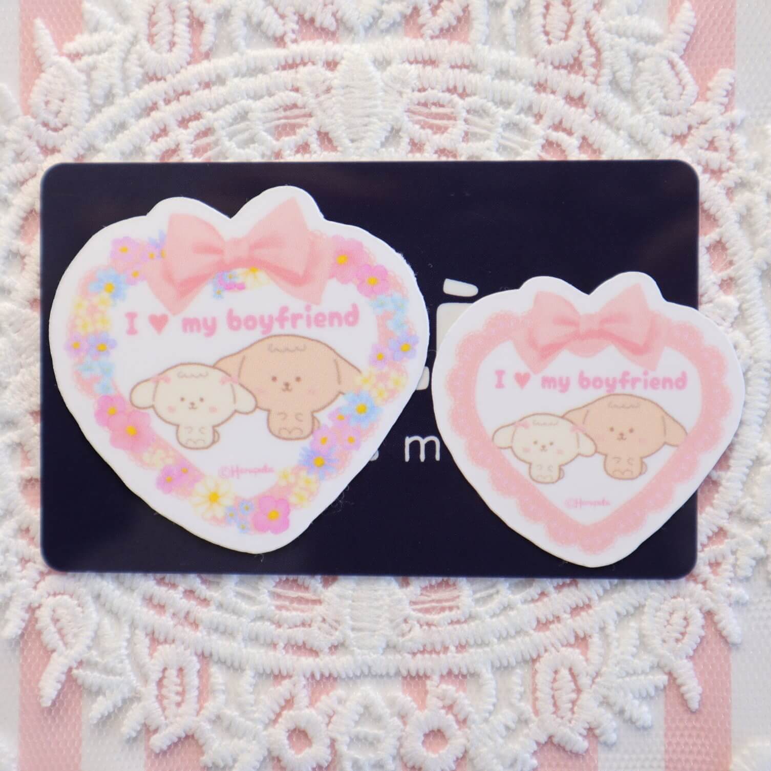 I Love My Boyfriend Vinyl Stickers - Image 8