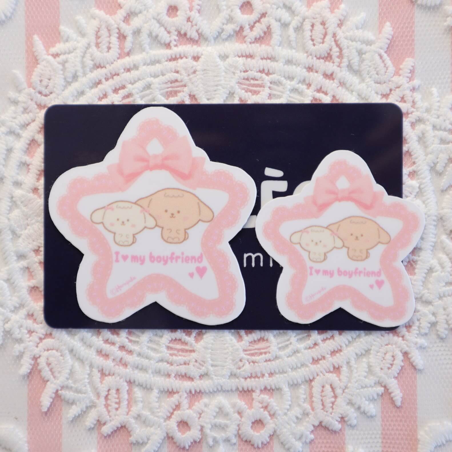 I Love My Boyfriend Vinyl Stickers - Image 7