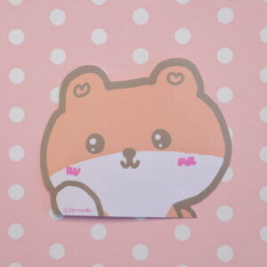 Cute Hamster Peeker Stickers | Cute Car Decals