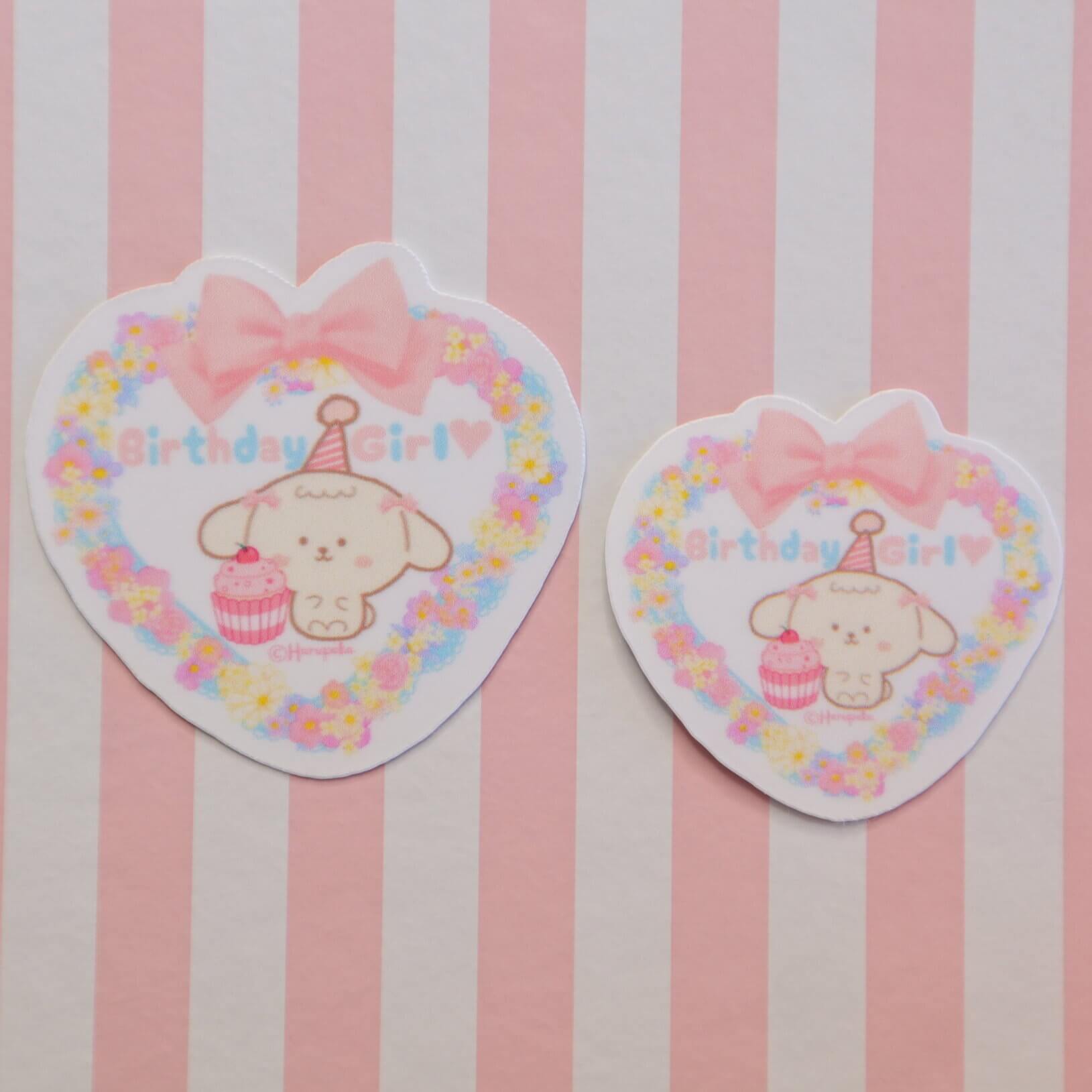 Birthday Girl Vinyl Sticker, Birthday Girl Sticker Badge - Image 4