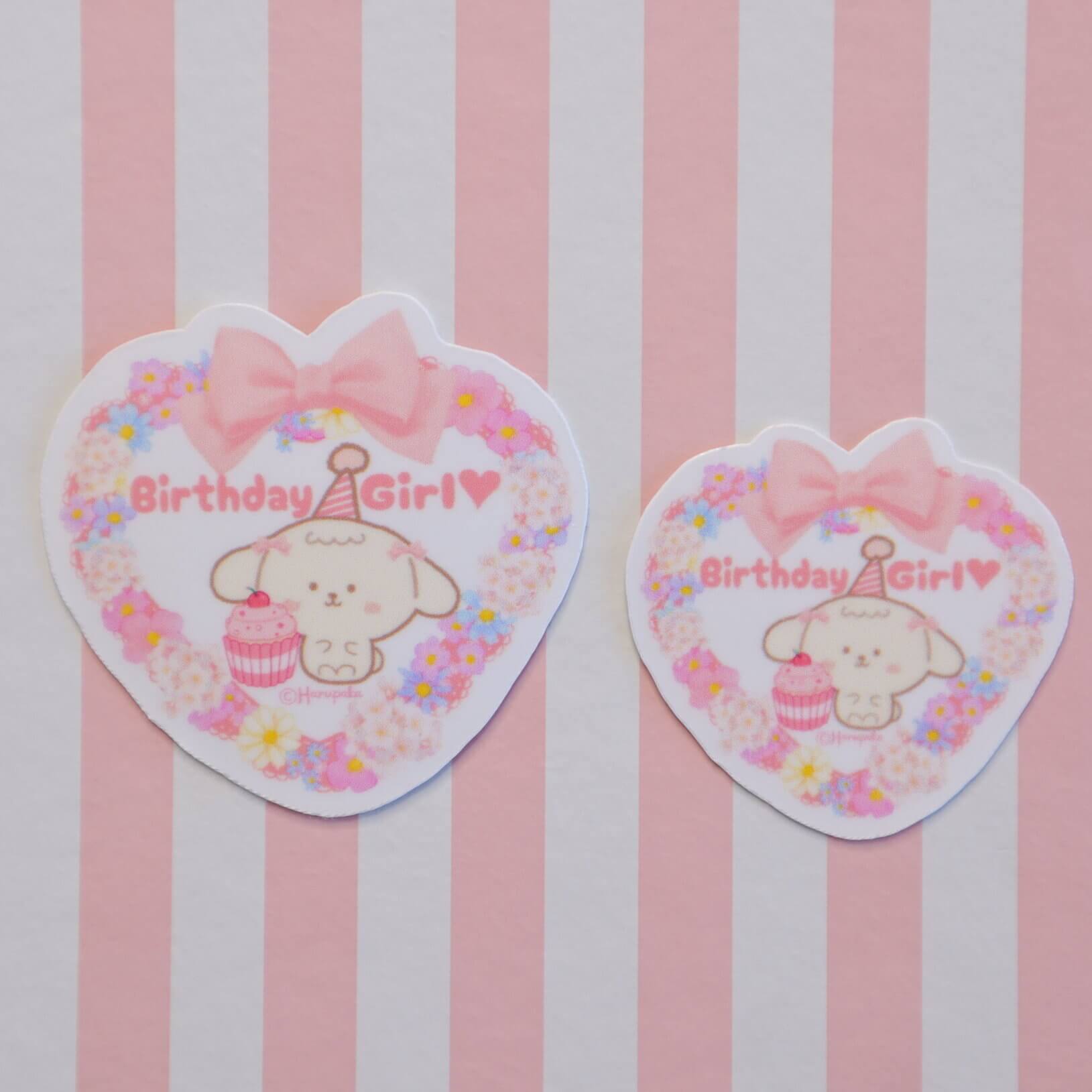 Birthday Girl Vinyl Sticker, Birthday Girl Sticker Badge - Image 3