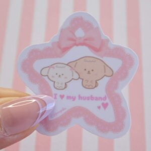 I Love My Husband Vinyl Stickers