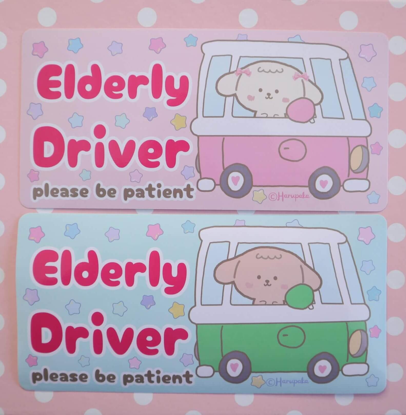 Elderly Driver Car Stickers | Funny and Cute Gift for Father and Grandpa - Image 3