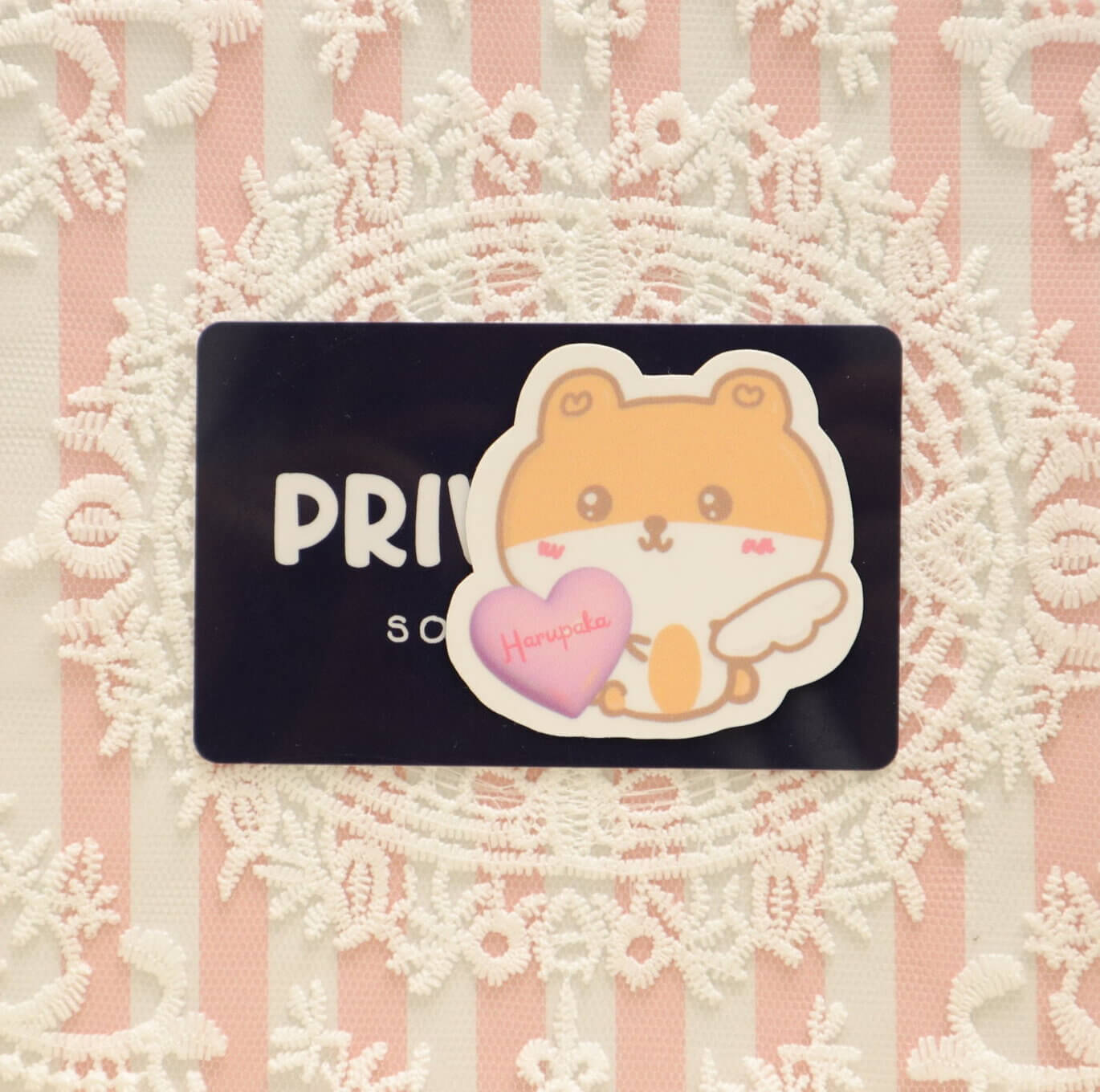 Handmade Hamster Angel Sticker: Kawaii Laptop Decal - Image 3