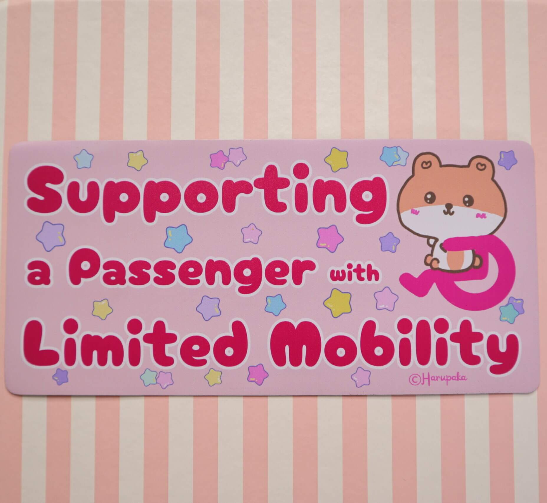 Limited Mobility Passenger Car Magnet: Handicap Awareness Sign - Image 4