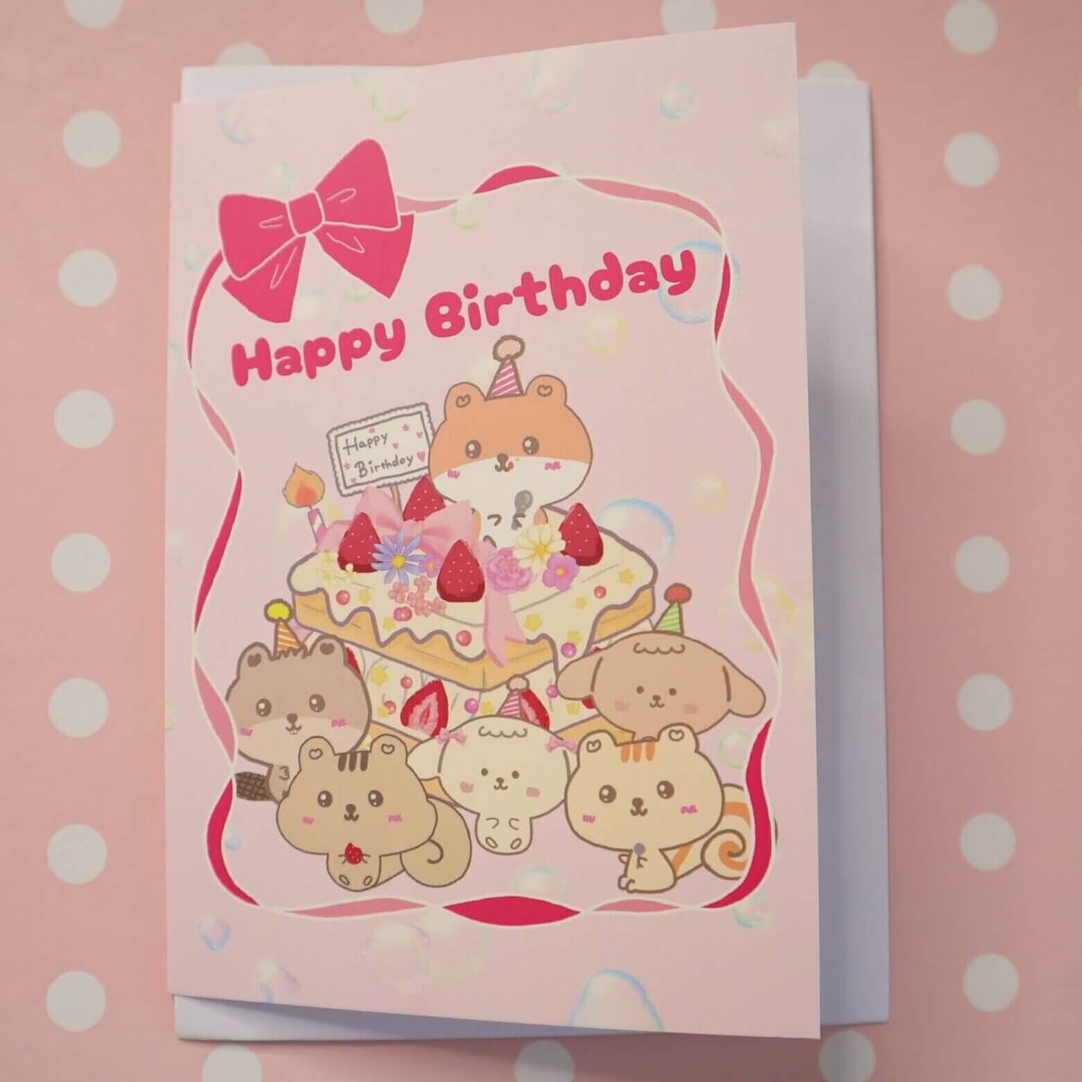 Kawaii Animal Birthday Card - Image 7