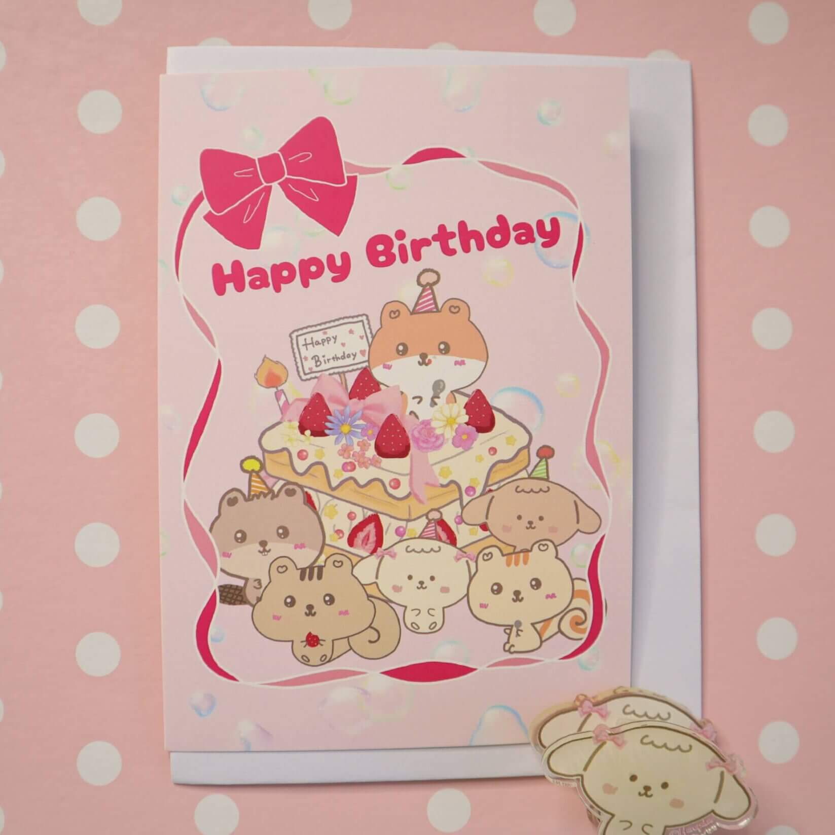 Kawaii Animal Birthday Card - Image 6