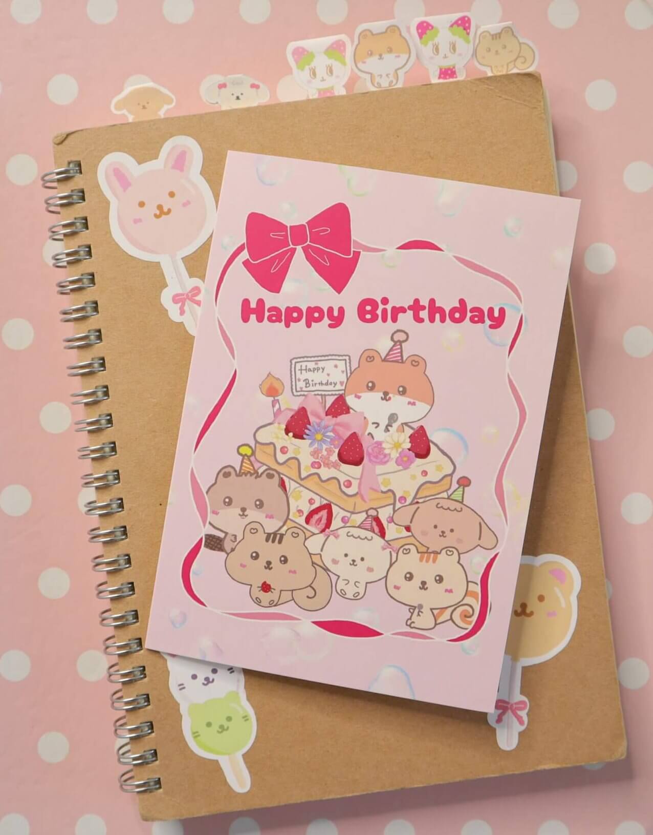 Kawaii Animal Birthday Card - Image 12