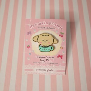 Puppy in Mug Hard Enamel Pin